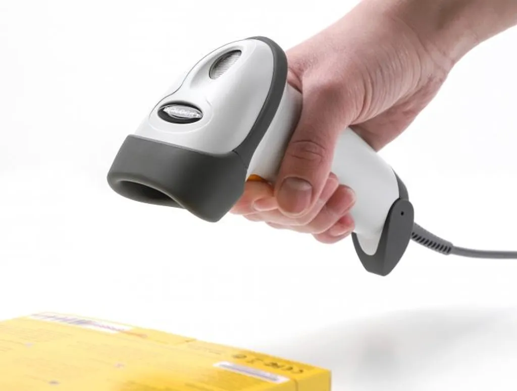 Scanner de Code-Barres 1D DELOCK avec Câble USB de 1,5m Noir et Robuste