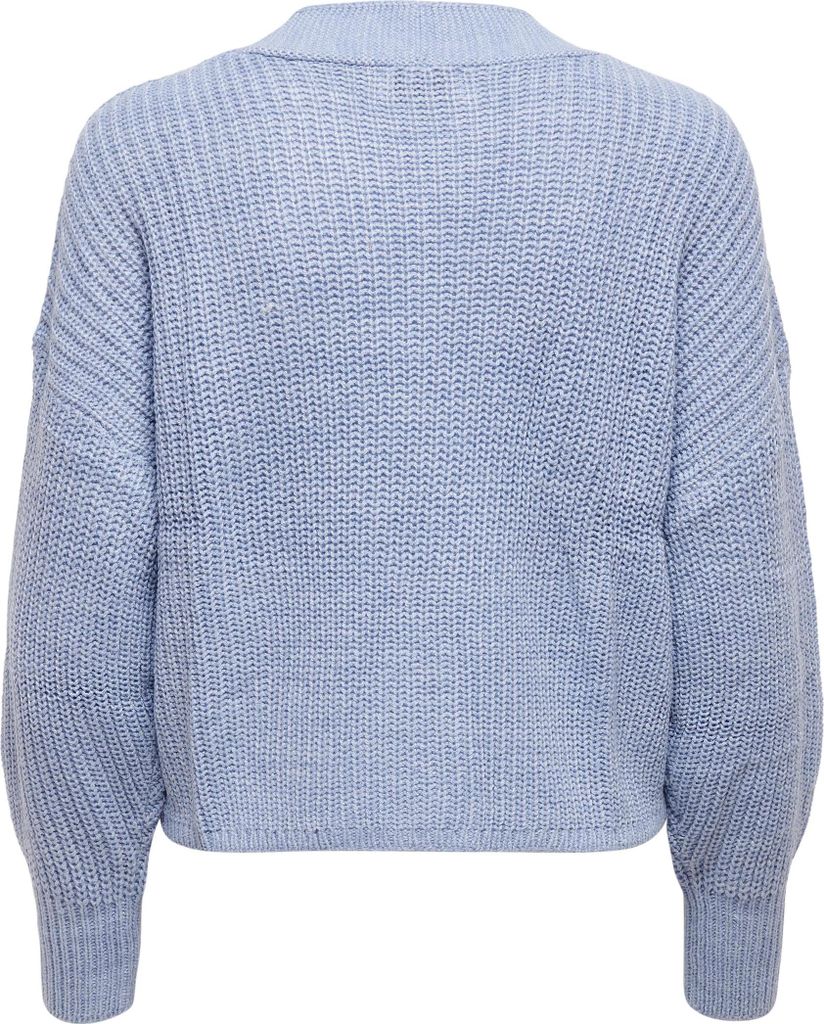 ONLY Kurze Strickjacke Langarm V-Ausschnitt Knitted Produktbild 8