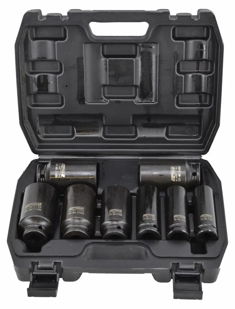 Douilles longues pour écrous bloqués, kit 1/2 pouce de 8 pièces