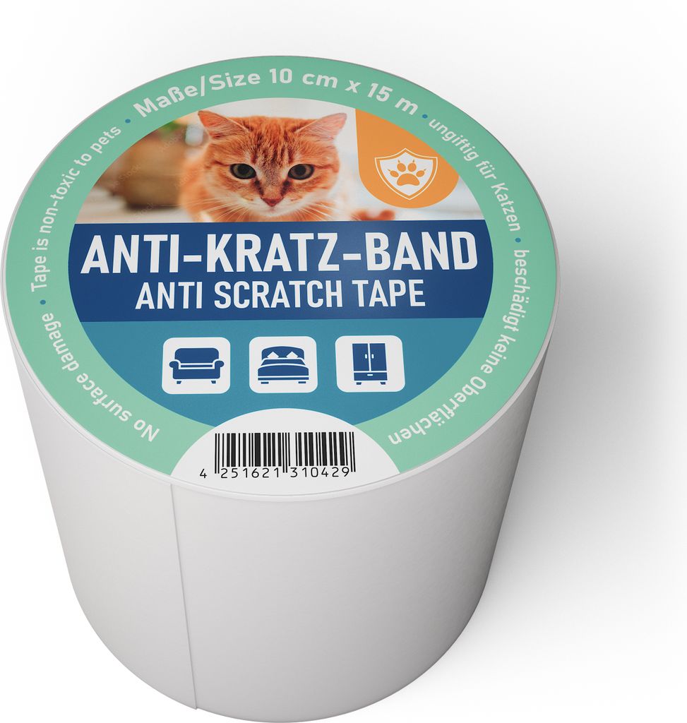 sossai Anti-Kratz-Band 10cm x 15m Kratzschutz