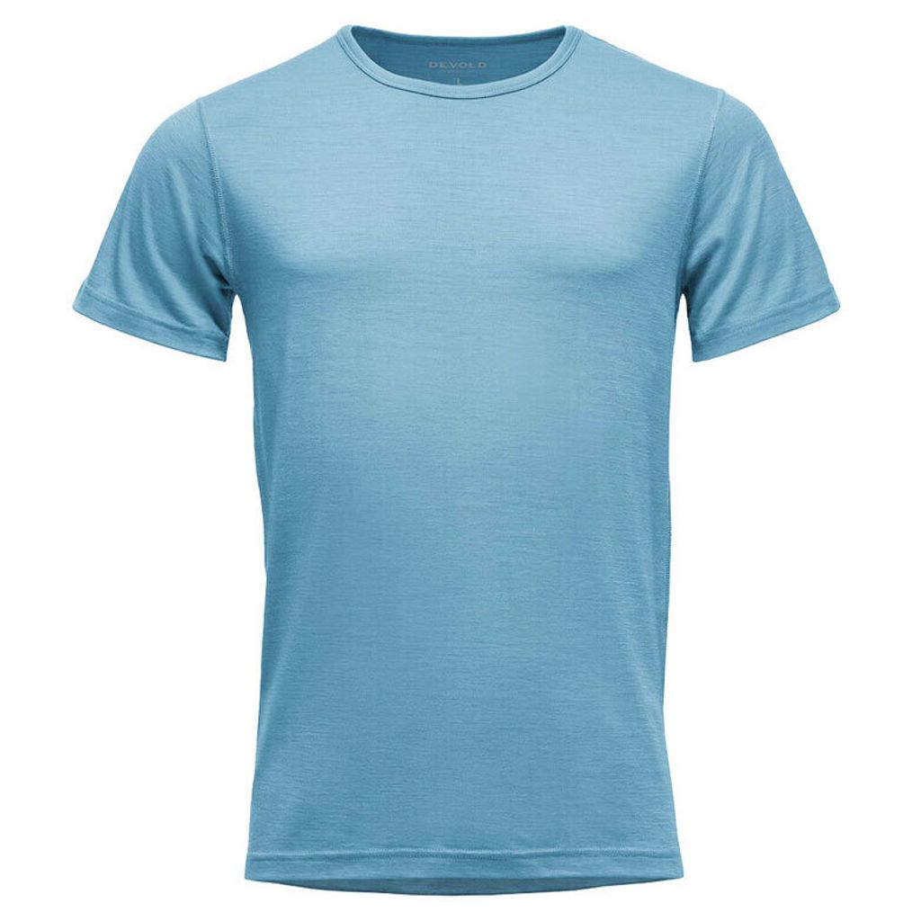 Devold Breeze Plus Merino 200 T-Shirt Man Skyblue Skyblue L