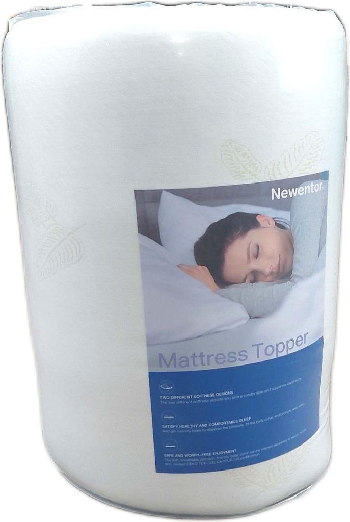 Newentor® 7cm Gelschaum Topper 140 x 200 cm Matratzentopper Produktbild 