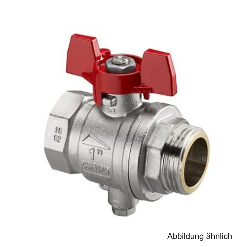 Oventrop OV Kugelhahn 1Z, DN 25 m Fühleranschluss f WMZ Produktbild 