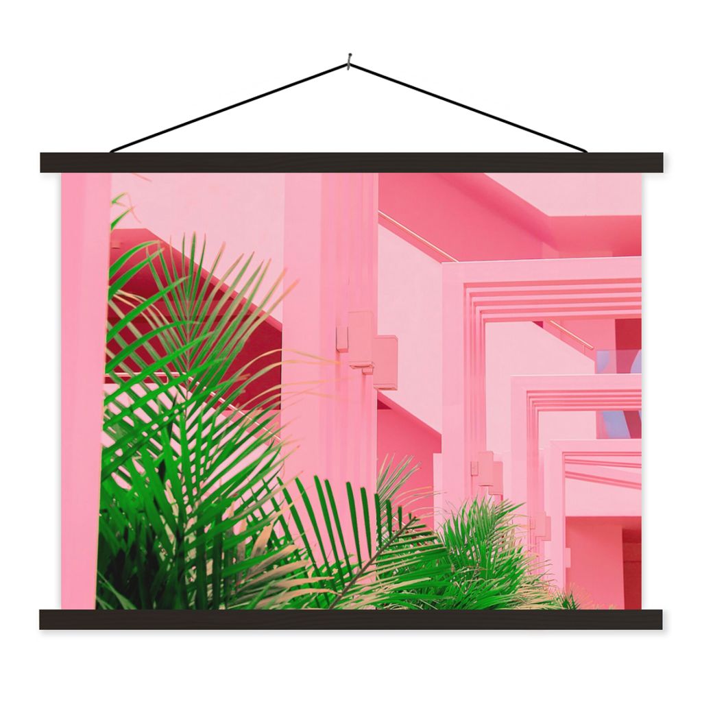 MuchoWow Textilposter Sommer - Pflanzen - Garten 60x45 cm mit schwarzem Rahmen - Poster Schlafzimmer