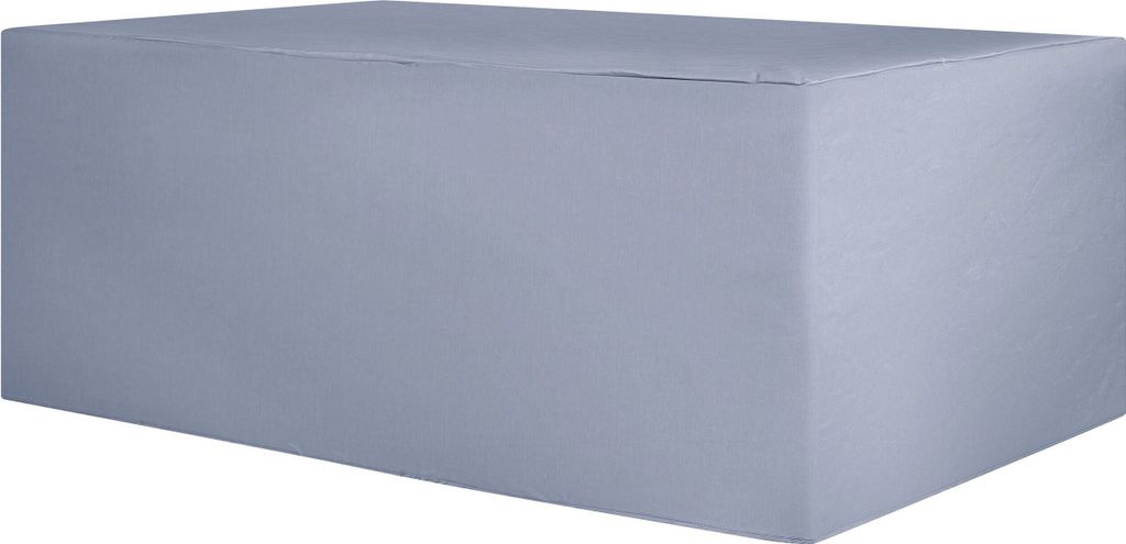 BELIANI Regenschutz für Gartenmöbel Grau Stoff mit PVC Beschichtung 275x230x70 cm Reißverschluss Rechteckig Outdoor Terrasse Ausstattung Zubehör