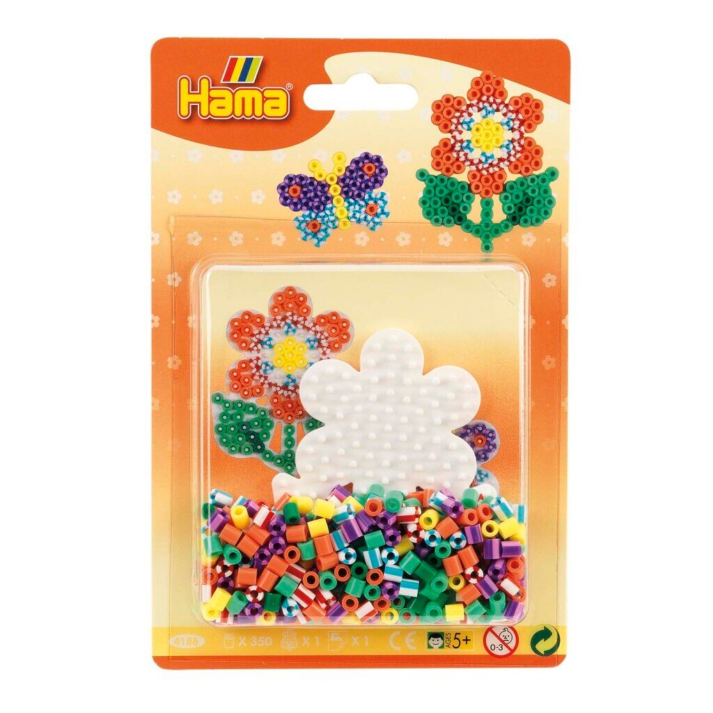Hama Bügelperlen midi "Streifenperlen - Blume" im Blister ca. 350 Bügelperlen