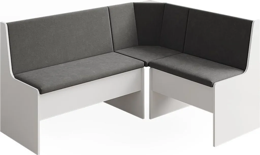 Optimisez vos petits espaces : Banc d'angle Vicco Ramon Blanc avec rangement