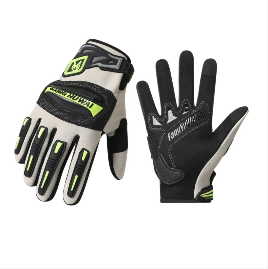 INF Herren Outdoor Sport Reithandschuhe - Thermisch, Winddicht & Touchscreen Grün L