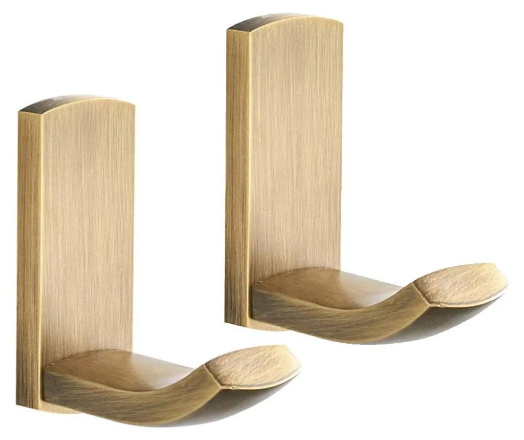 Crochets de Salle de Bain Dorés Design Chic en Laiton Anti-Corrosion