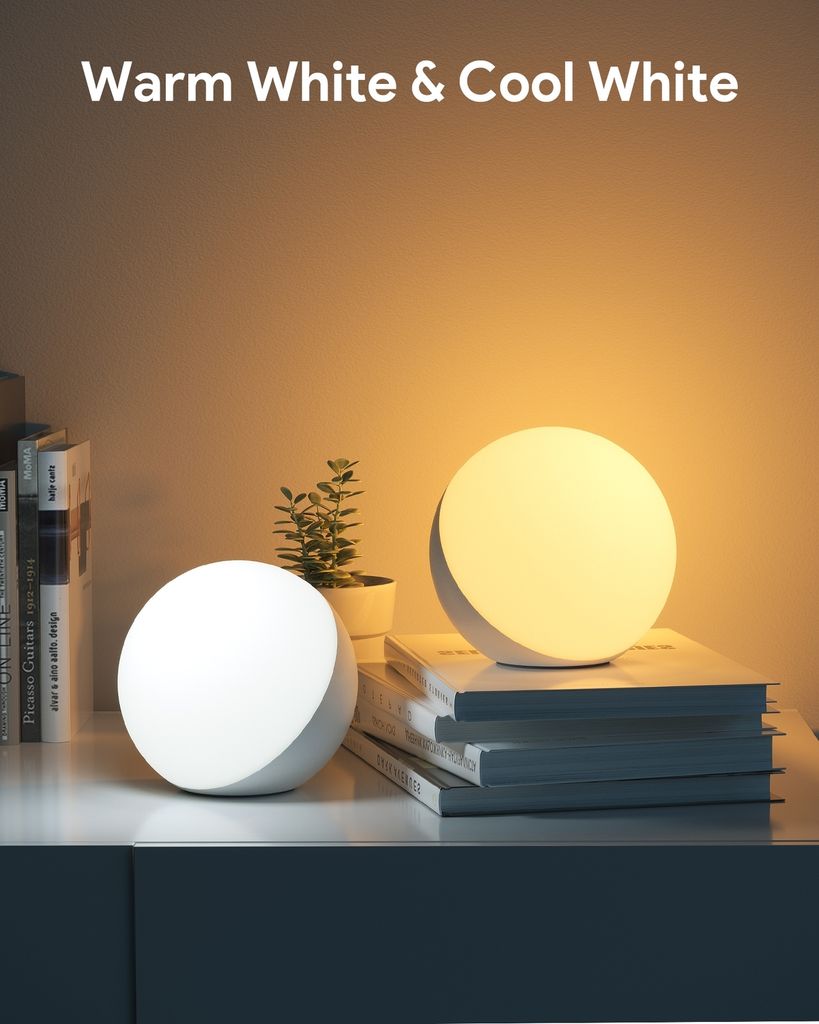 Aukey LT-T16 6W LED lampa na nočný stolík s dotykovým Obrázok produktu 4