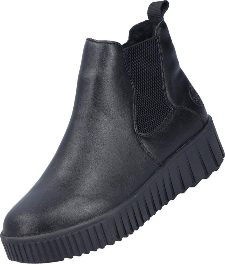 Rieker Damen Chelsea Boots Schwarz