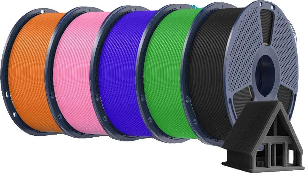 Bobine Filament PLA Multicolore 1kg - Haute Fluidité pour Impression 3D