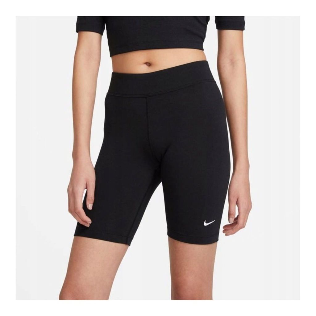 Nike W Nsw Essntl Bike Short Lbr Mr Black/White Xs