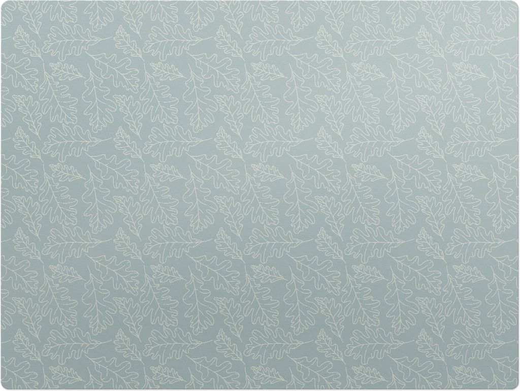 Eichenlaub-Muster – Bodenschutzmatte – Stuhlunterlage 120x90 cm – Rutschfest – Hartbodenmatte