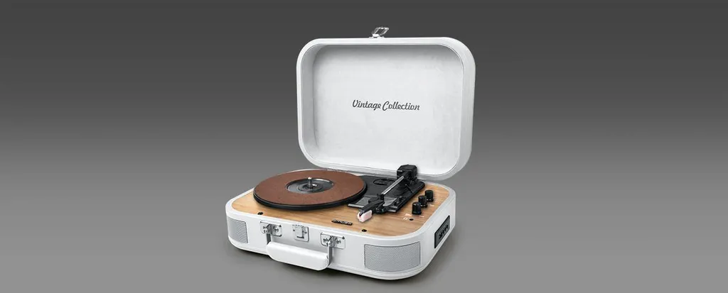 Giradischi Muse MT-201WW Bianco Stereo: Bluetooth e USB Recorder - 5