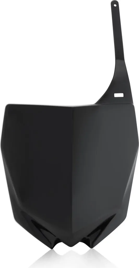 Plaque d'immatriculation avant Acerbis noire pour Yamaha YZ 125 250