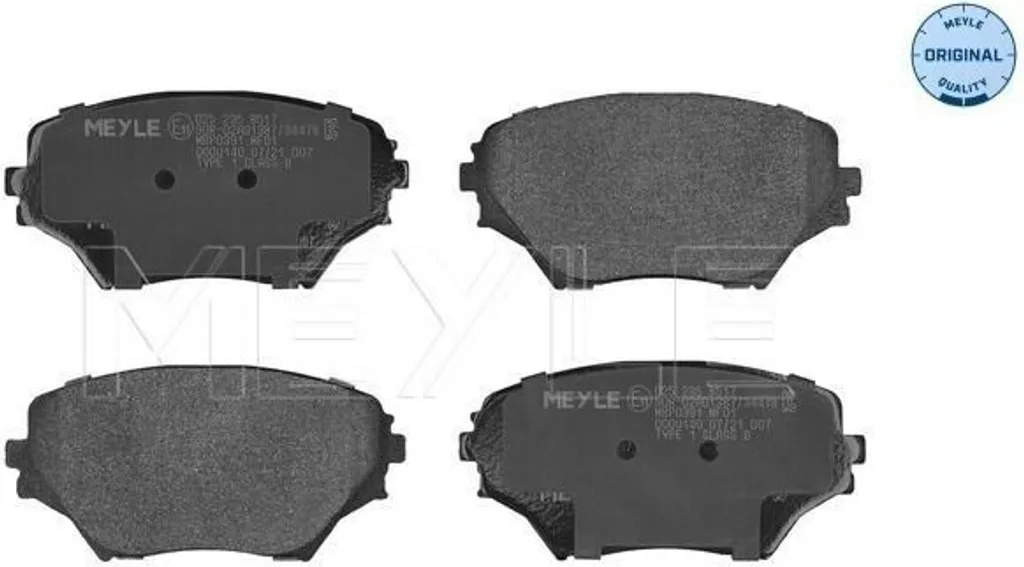 MEYLE Plaquettes de frein 025 235 8517 haute performance pour RAV 4 II