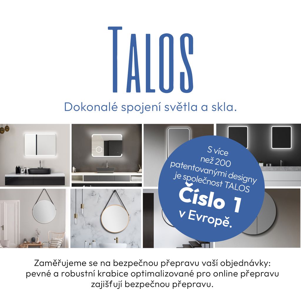 Koupelnové zrcadlo s osvětlením TALOS Moon LED koupelnové Obrázek produktu 7