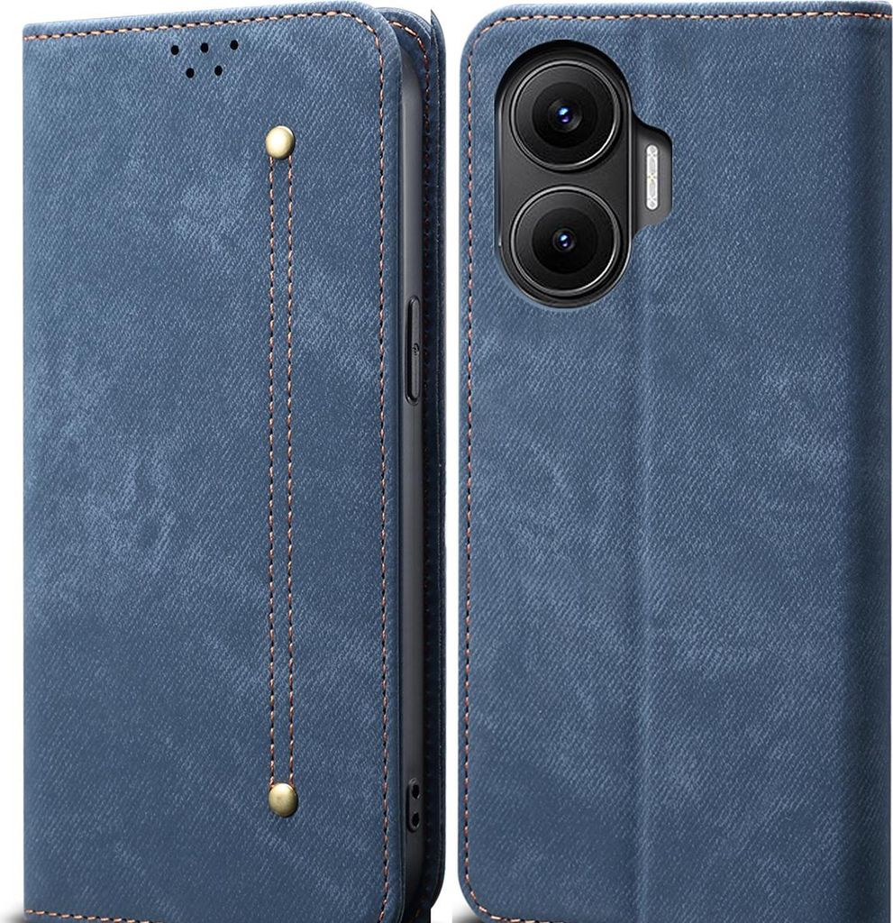 Hülle für Xiaomi Poco F7 Leder Brieftasche Flip Bookstyle Produktbild 