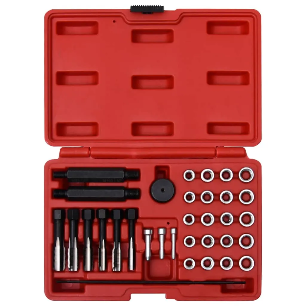 Coffret de réparation filetage bougie de préchauffage moteur diesel 33 pcs
