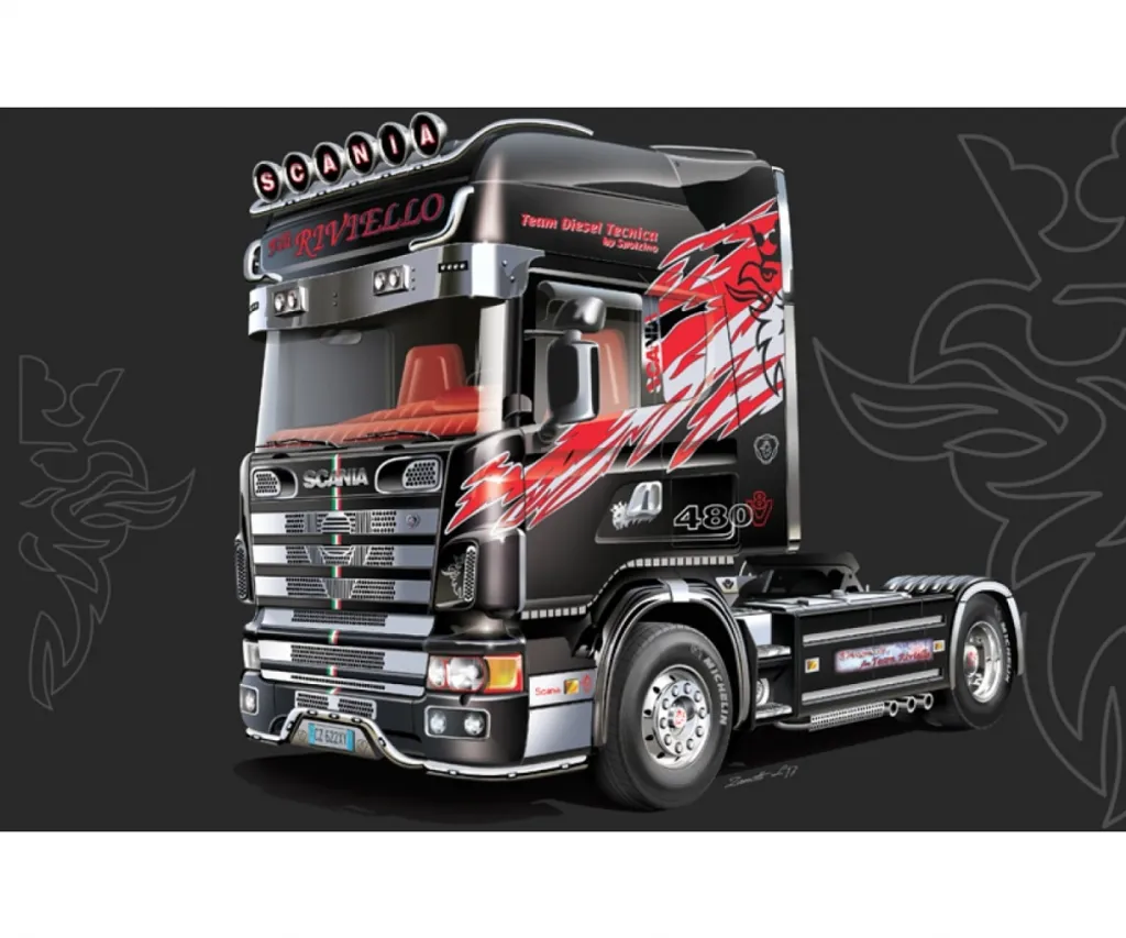 Italeri 164L Topclass maquette de camion Scania à l'échelle 1:24