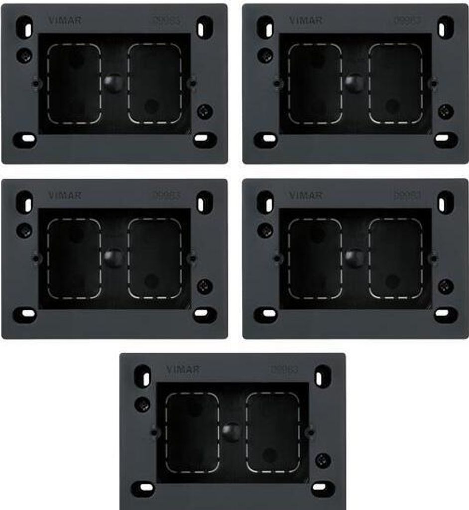 5x Aufputzdosen 3M für UAP-IW Access Points, grau