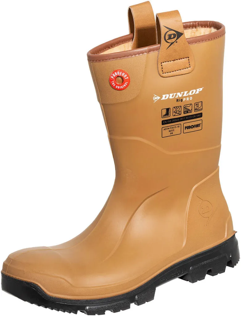 Bottes de Travail Dunlop RigPro S5 CI CR Pointure 43 pour Chantiers