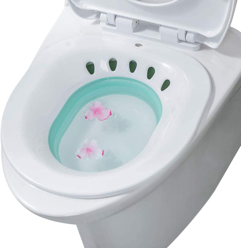 Bidet Bidetbecken Sitzbad Sitzbecken Sitzwanne Waschbidet  Faltbare für Toilette
