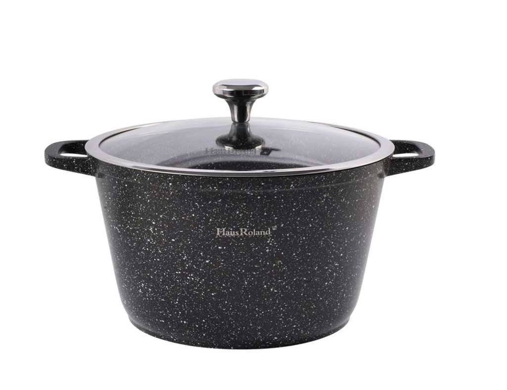Granit Kochtopf 8L Ø28 cm Antihaft Marmorbeschichtung Produktbild 