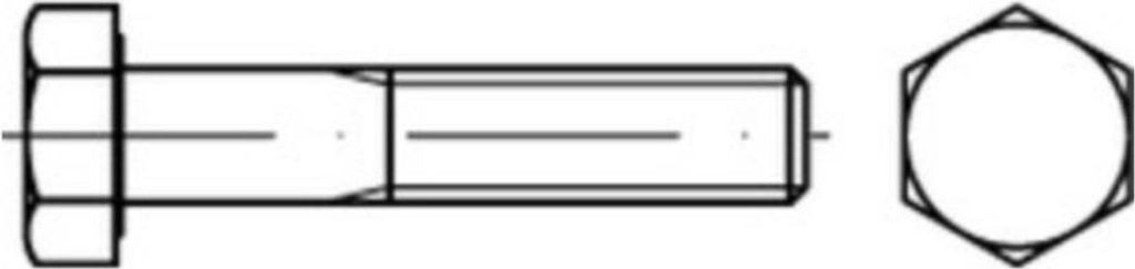 Reyher Sechskantschrauben DIN 931 A 2 -70 M 14 x 50 A 2 (50 Stück)