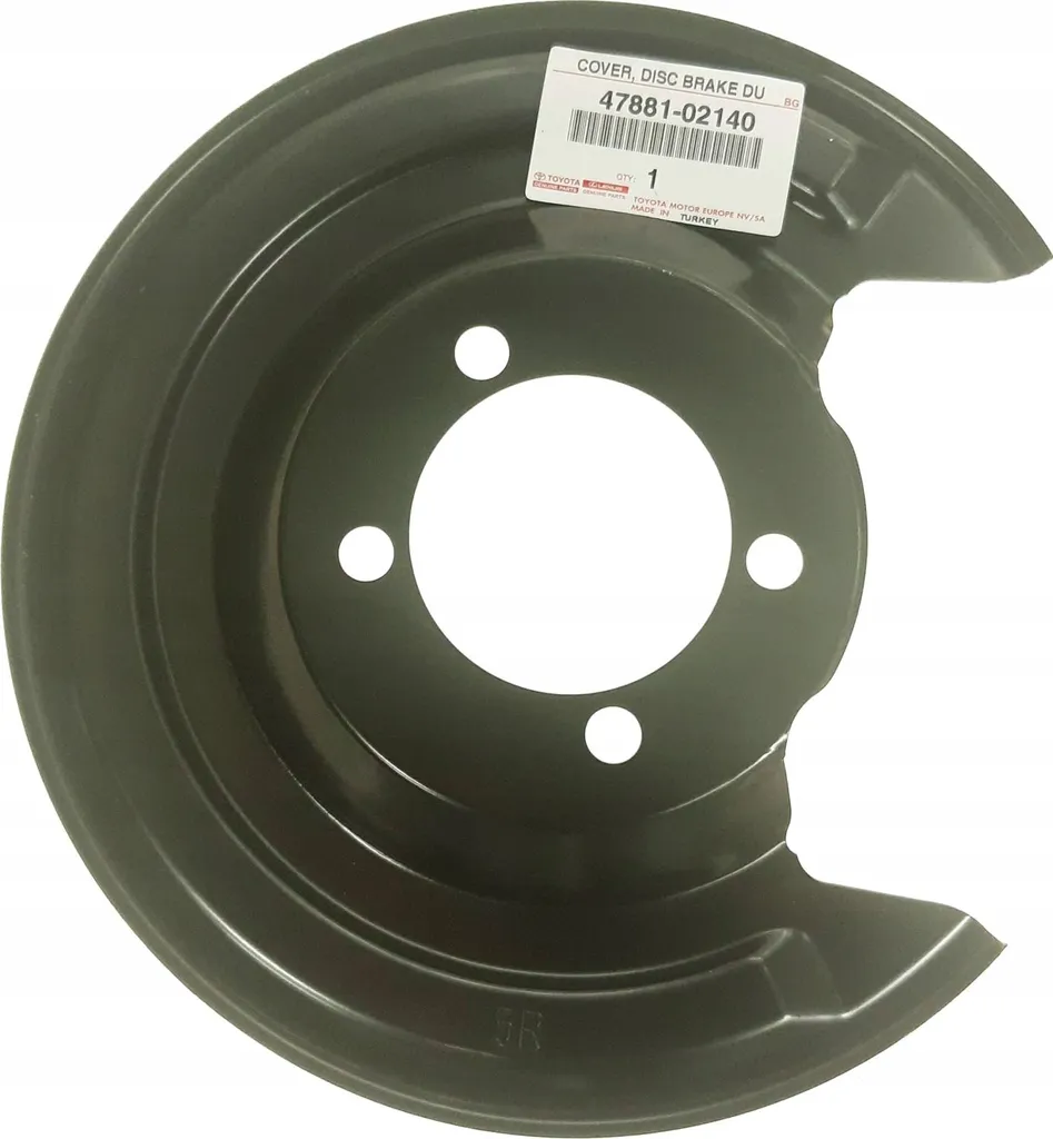 Cache frein arrière droit TOYOTA Auris 47881-02140 contre bruit et rouille