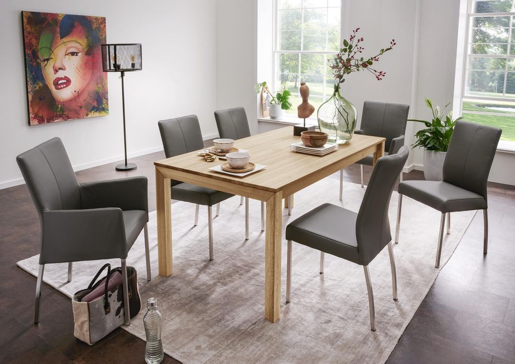 Auszugstisch Beatrice Smart 180x100+95 cm Tisch inkl. Auszug Wildeiche Esstisch