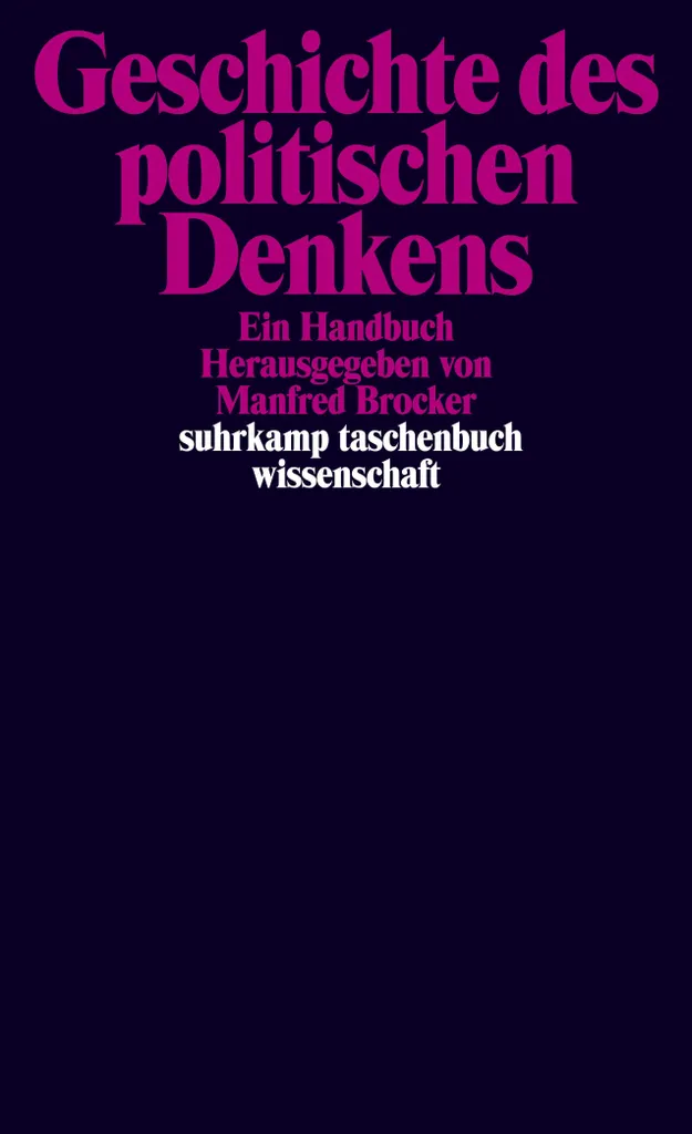 Histoire de la pensée politique : livre de référence broché en allemand