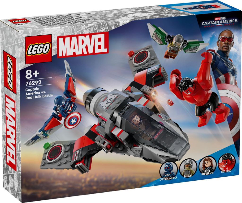 LEGO Marvel: Confrontatie tussen Captain America en Red Productafbeelding 