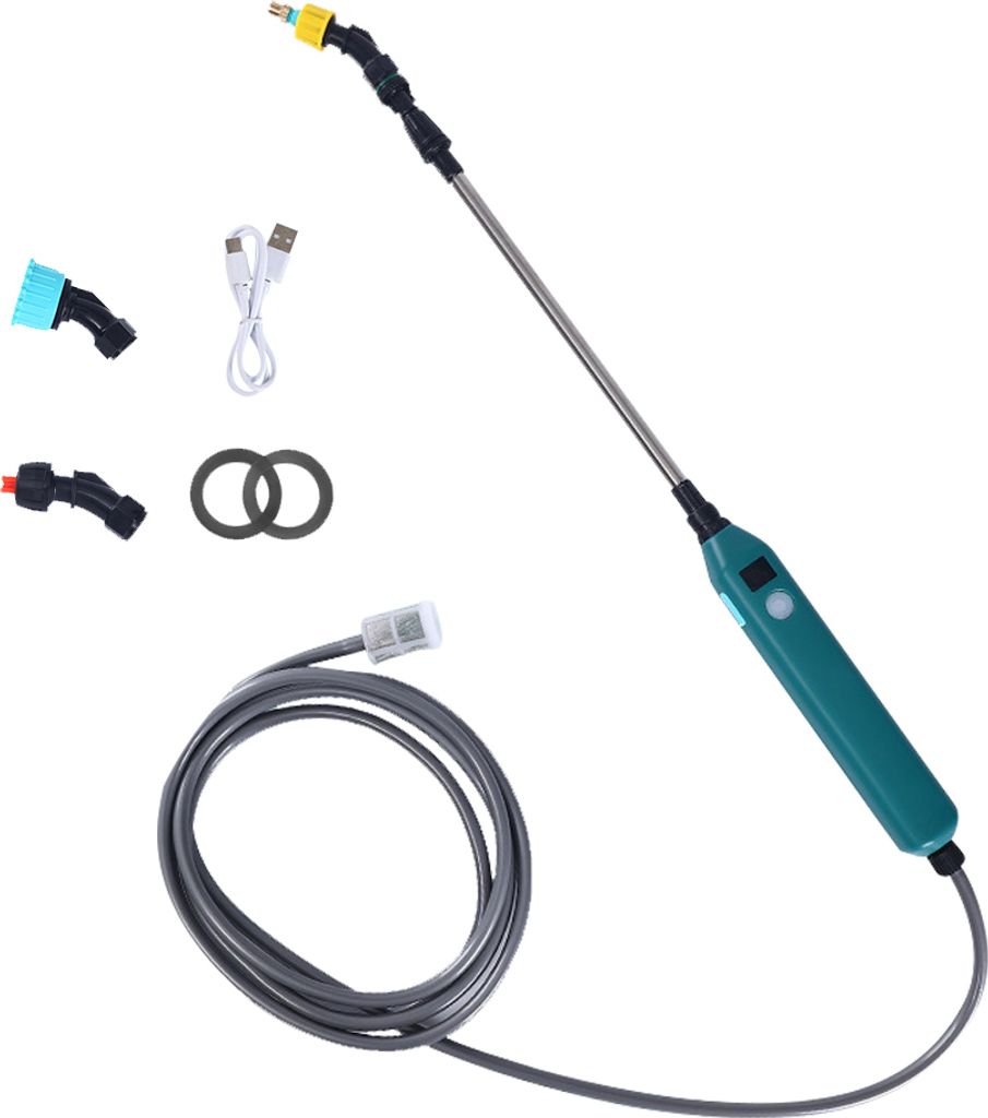 Elektrische Gartenarbeit Sprinkler Garten Pflanzen Bewässerung Gerät Blumen Spritzen Maschine Teleskopstange Länge einstellbar Multifunktionale ...