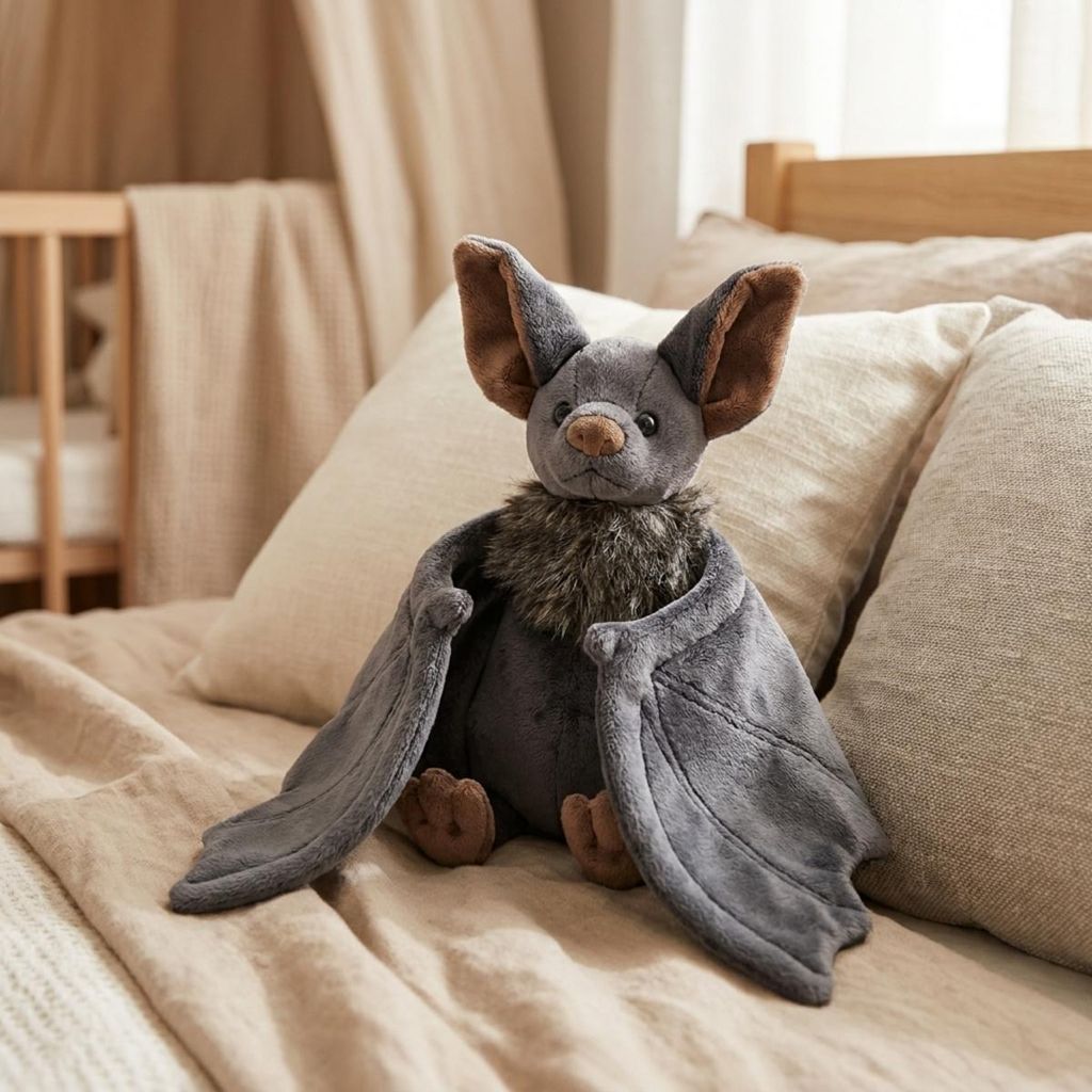 Fledermaus Kuscheltier 60cm Gothic Plüschtier Gruselig Produktbild 