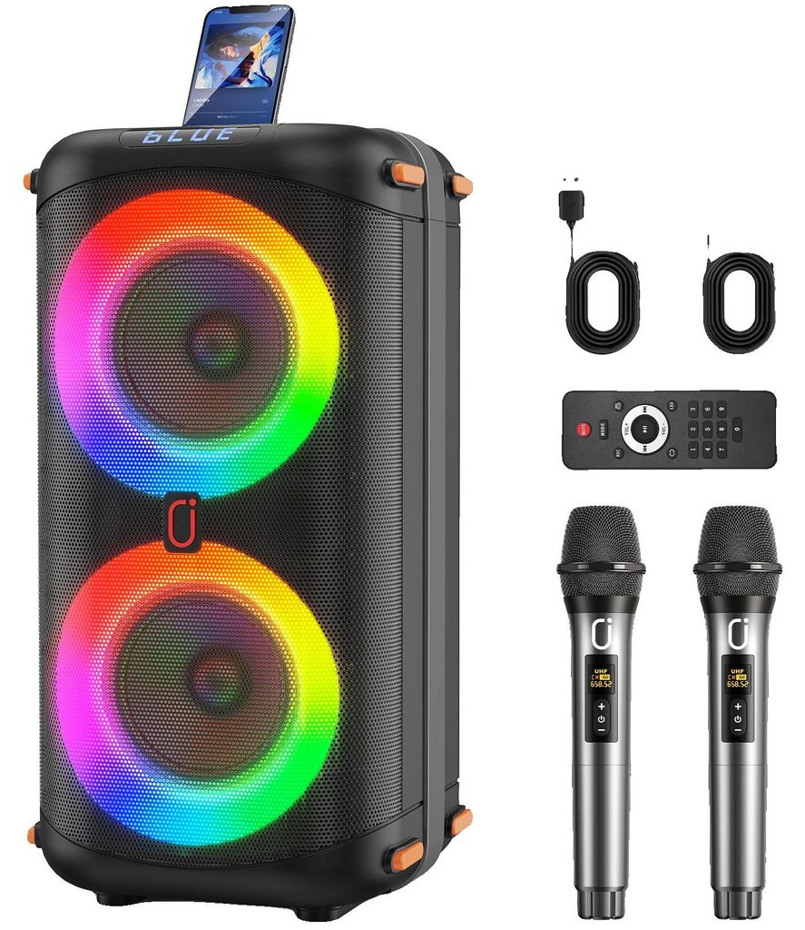Urządzenie do karaoke z dwoma głośnikami 6,5 cala, Zdjęcie produktu 