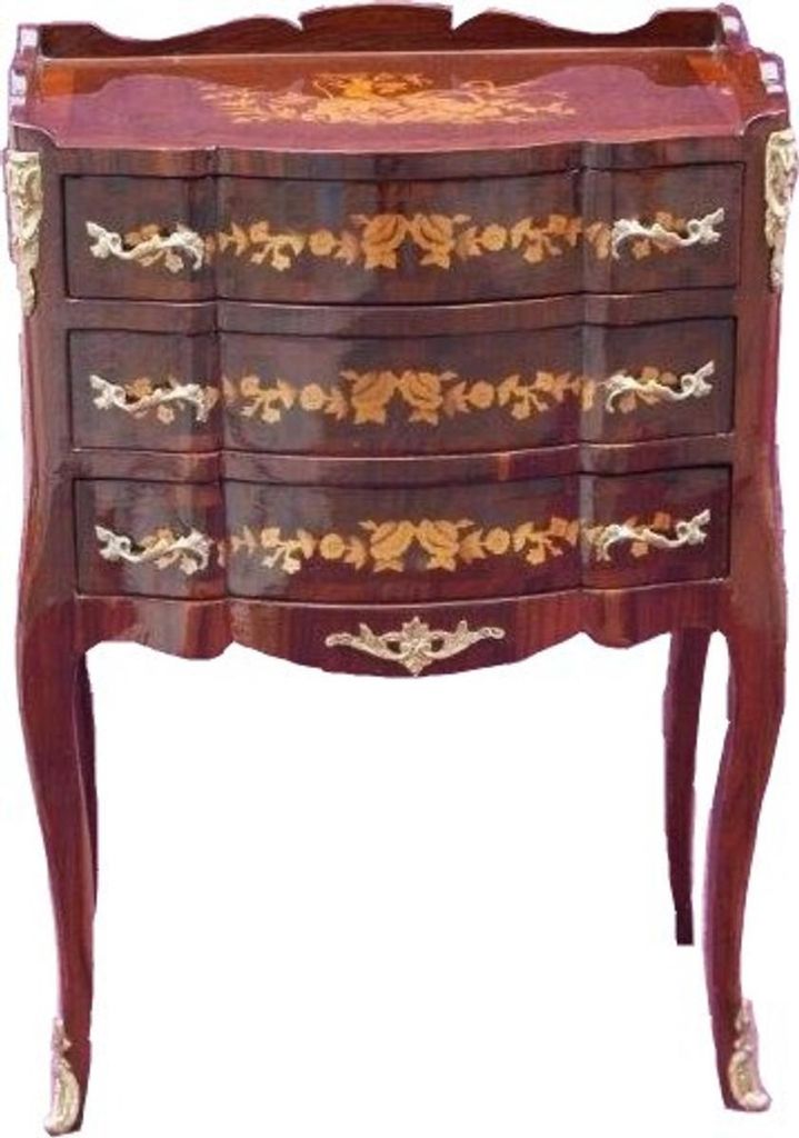 Commode Casa Padrino Baroque avec 3 tiroirs, couleur Image du produit 