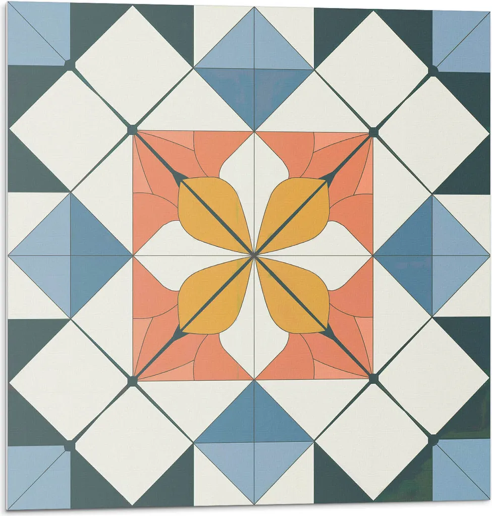 9 Pezzi Piastrelle PVC Adesive 30x30 cm Decorazione Parete DIY