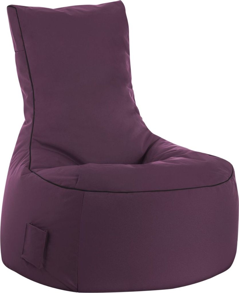 Sitzsack Swing Scuba 95 x 90 x 65 cm,  Aubergine Swing Produktbild 