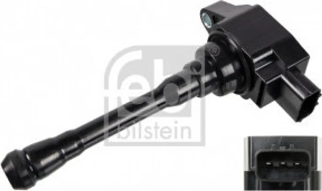 FEBI BILSTEIN 106805 - Bobina di accensione OE 22448 1HC0A per Koleos I (HY), X-Trail (T31), Tiida (C11), Qashqai +2 I (J10), Note (E12), Note (E11, NE11), Micra IV (K13), Juke (F15)