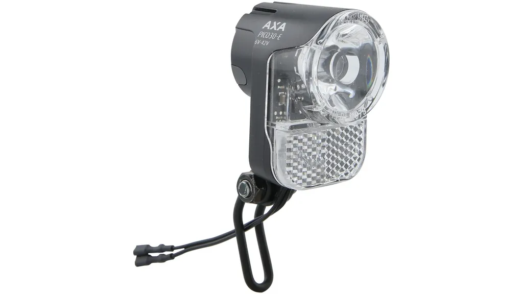 Phare Axa Pico 30E pour voir la nuit en vélo électrique - LED 30 Lux
