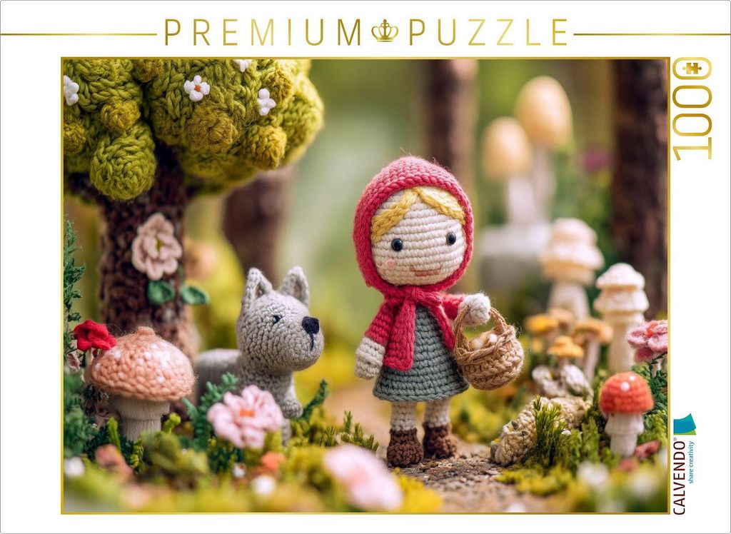CALVENDO Puzzle Rotkäppchen | 1000 Teile Lege-Größe 64x48cm Foto-Puzzle für glückliche Stunden