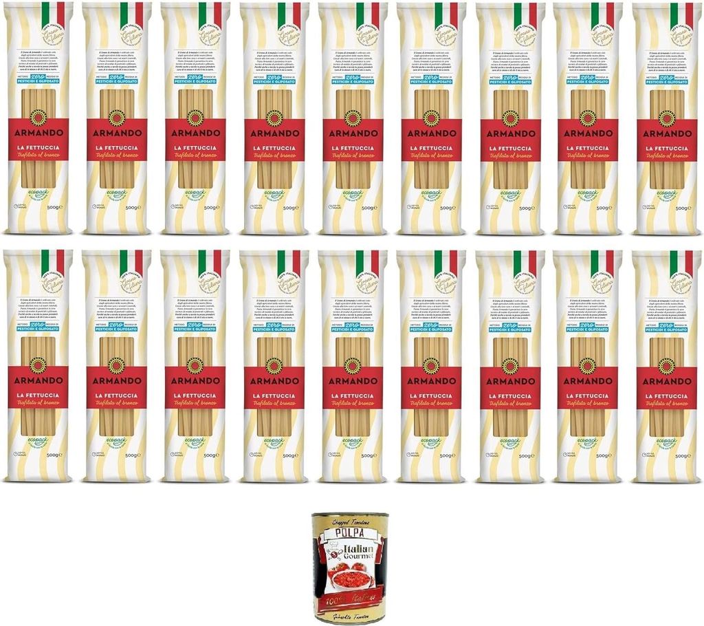 Armando La Fettuccia,Bronzegezogene Nudeln,100% Produktbild 