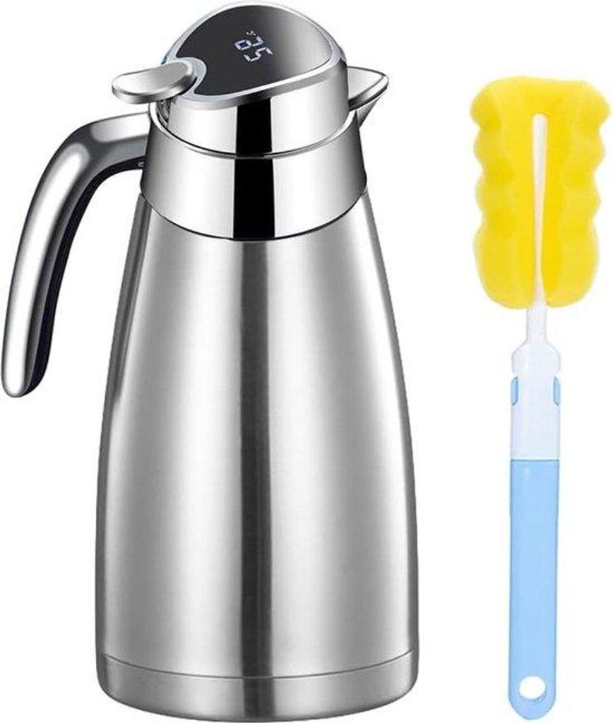 Thermoskannen Edelstahl Kaffee Karaffe Mit Temperaturanzeige