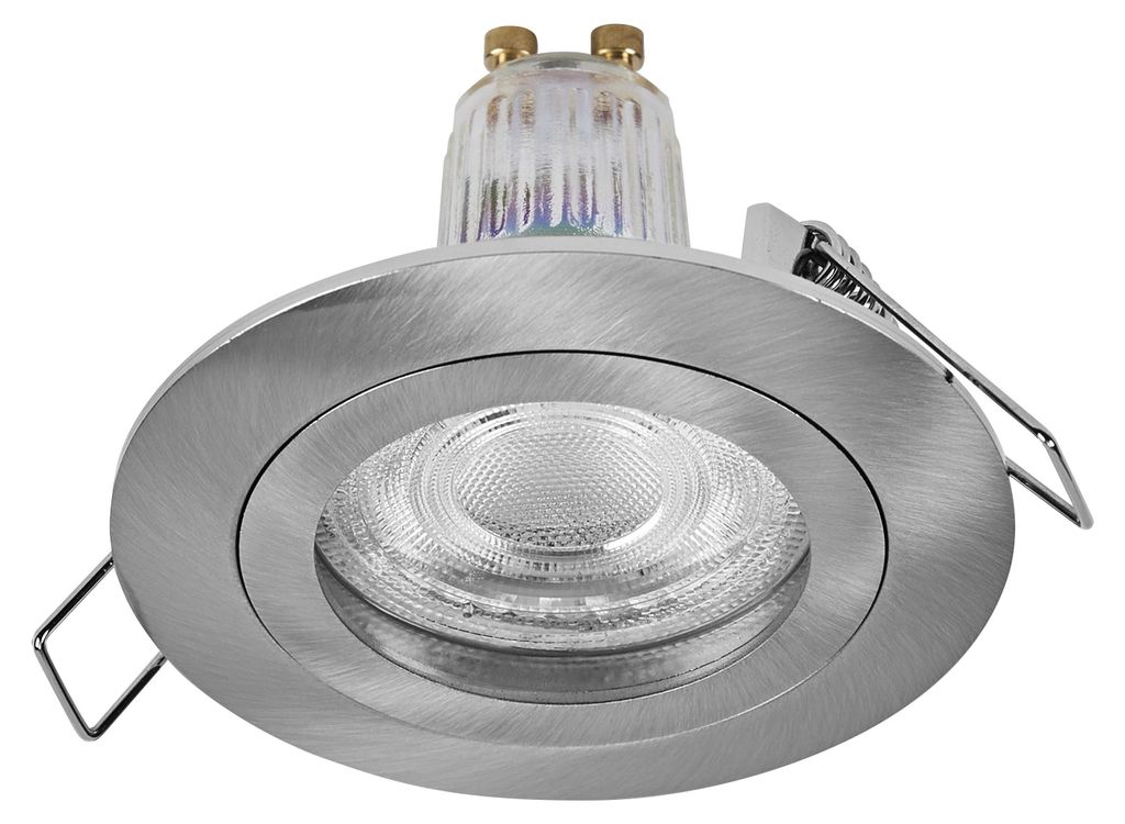 OSRAM 4058075853317 Spot Set LED Einbaustrahler GU10 4,5W Nickel Click