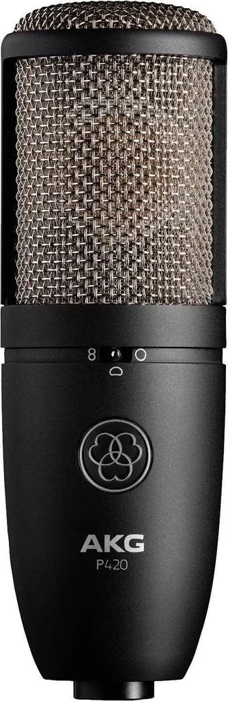 Microphone de Studio AKG P420 Noir Statique Multi-Directivité Pro