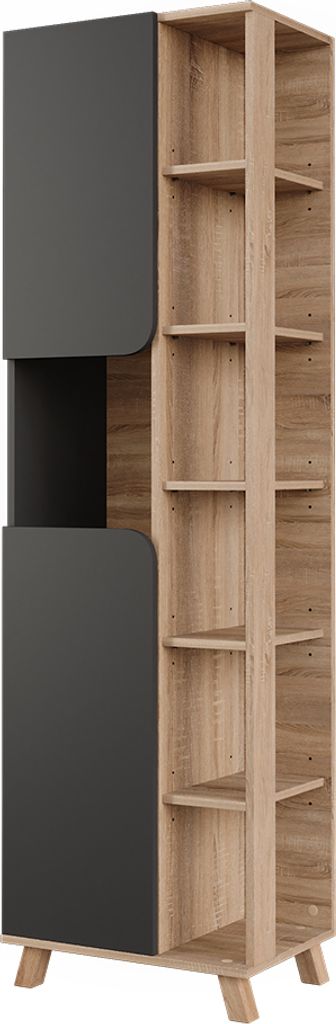 Vicco Hochschrank Karen, 50 x 175 cm mit 2 Türen, Produktbild 