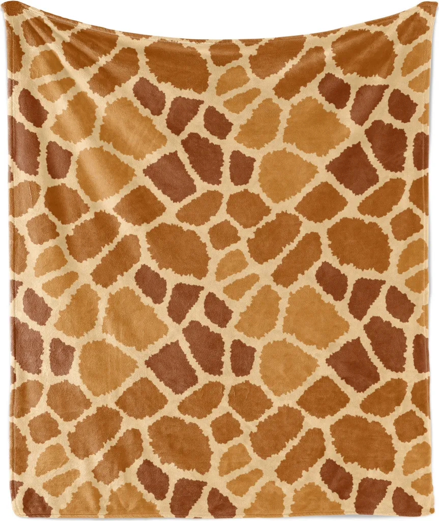 Coperta Morbida per Bambini e Famiglia | Pile Giraffa 175x230