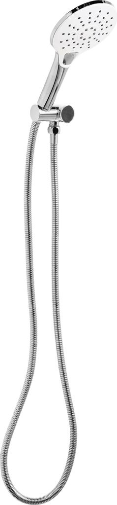 BELIANI Duschkopf mit Brauseschlauch Silber ABS Edelstahl 4 Strahlarten Modern Klassisch Handbrause Set für Badezimmer Dusche